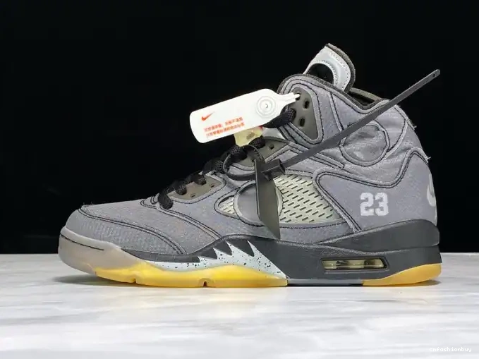 CT8480-001 x Air Off-White Jordan Black 5 0528